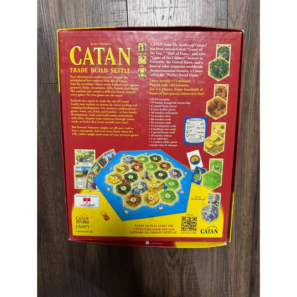 Catan Trade Build Settle Board Game 5th Edition 2021 Strategy Adventure Game - Picture 6 of 8